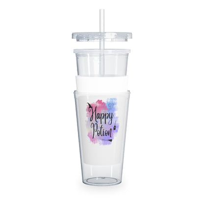 Happy Potion Plastic Tumbler with Straw